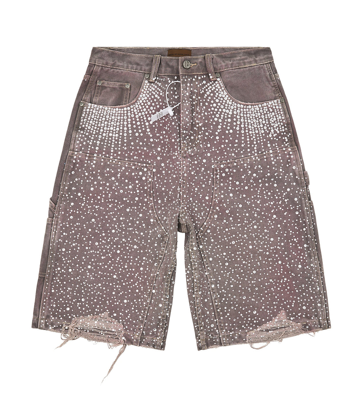 BIRTH OF ROYAL CHILD REDIAL 20K DIAMOND SHORTS WASHED BROWN