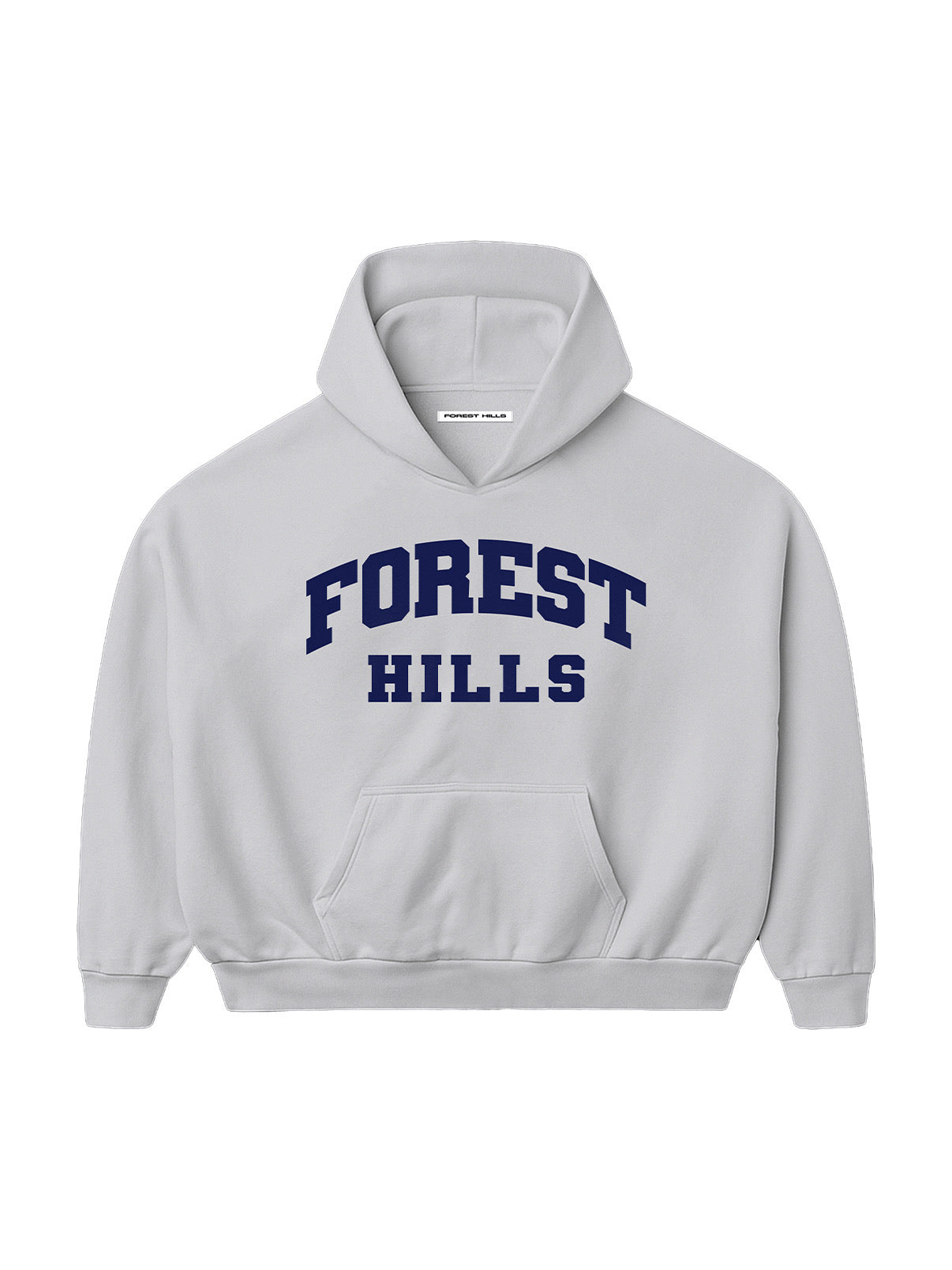 Forest Hills Grey/ Blue Hoodie