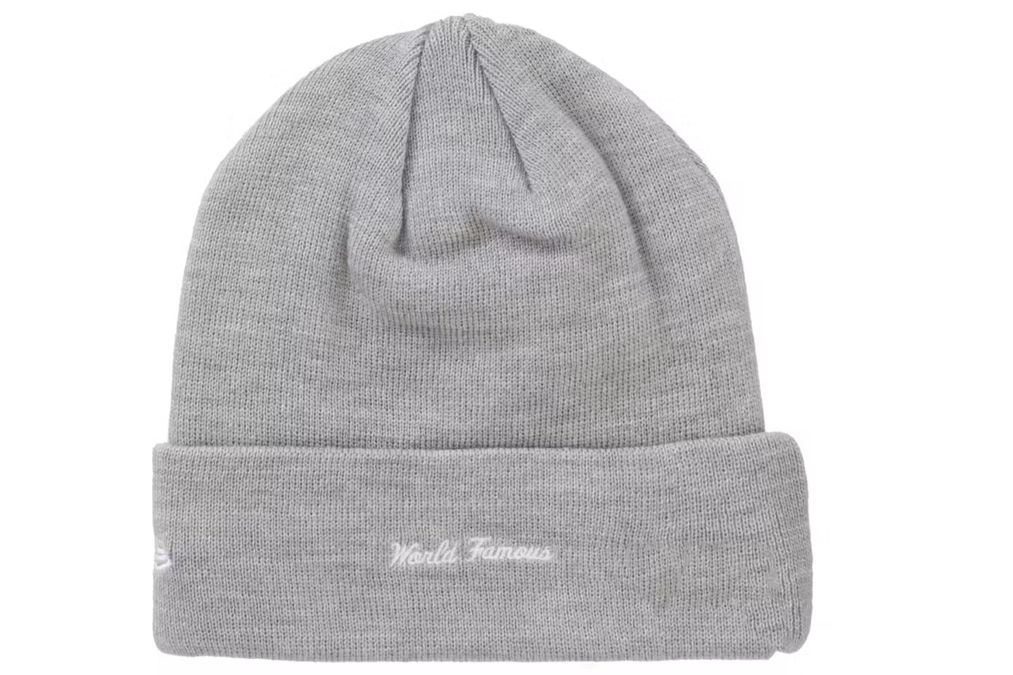 Supreme New Era Box Logo Beanie (FW24) Heather Grey