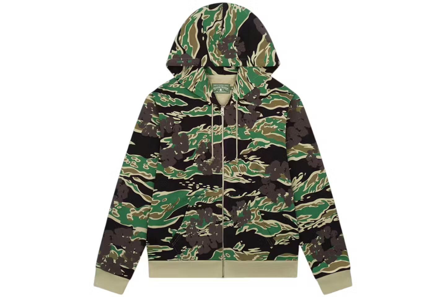 Denim Tears The Cotton Wreath Zip Sweatshirt
Green Camo