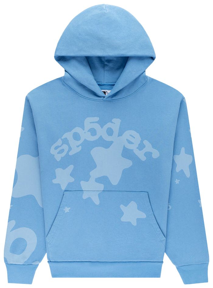 Sp5der Beluga V2 Hoodie 'Dusty Blue