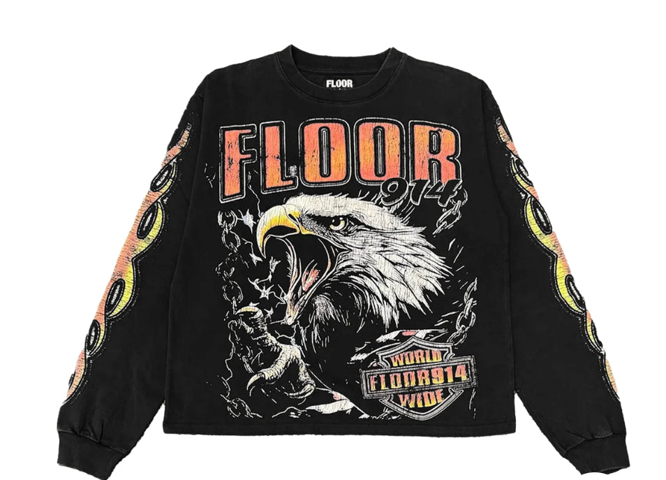 Floor914 ORANGE SKYSTRICKER LONGSLEEVE