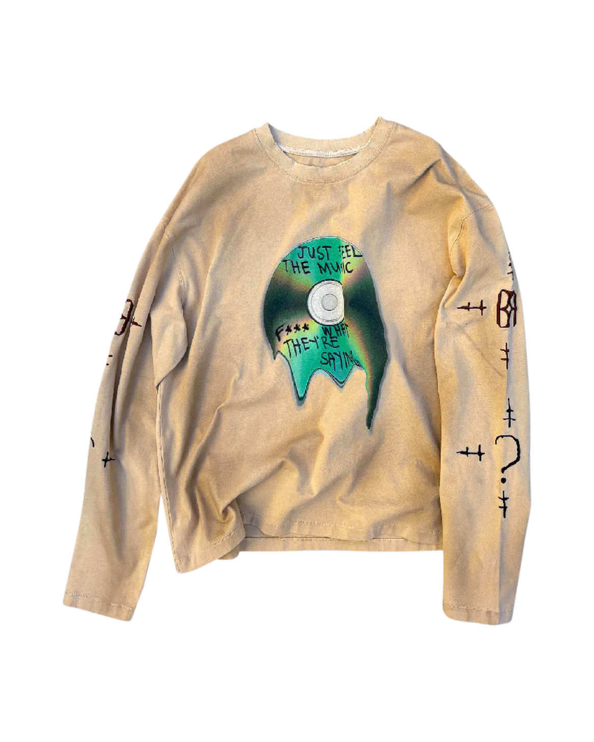 Birth Of Royal Child
2-IN-1 Distressed Stained Long-sleeve Tee