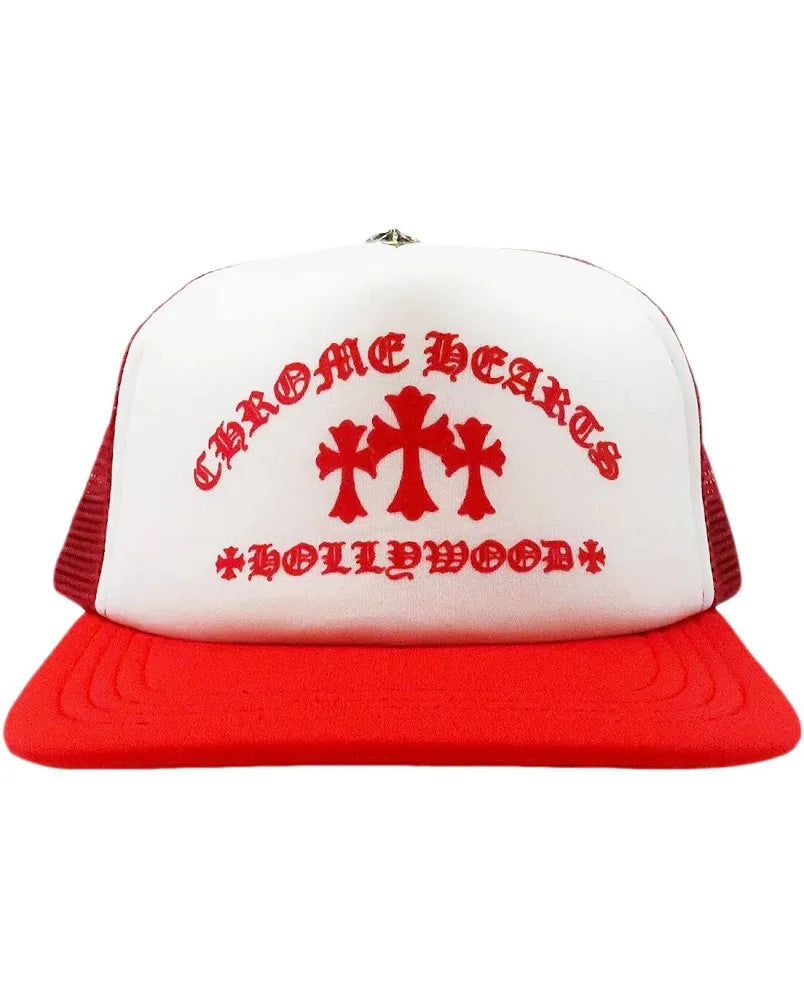 Chrome Hearts King Taco Trucker Hat 'Red/White'  “ Worn Lightly”