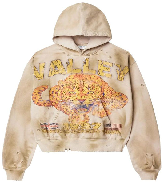 Vale Forever Cheetah Pullover Hoodie 'Tan'