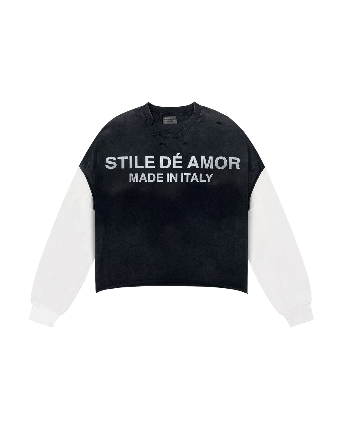 STILE DÉ AMOR NERO SU BIANCO L/S