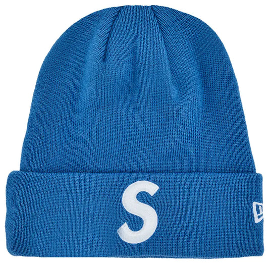Supreme New Era S Logo Beanie 'Blue'