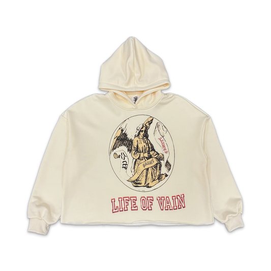 Saint Vanity LIFE OF VAIN HOODIE "IVORY”