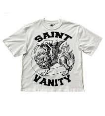 SAINT VANITY GRIFFIN TEE WHITE/BLACK
