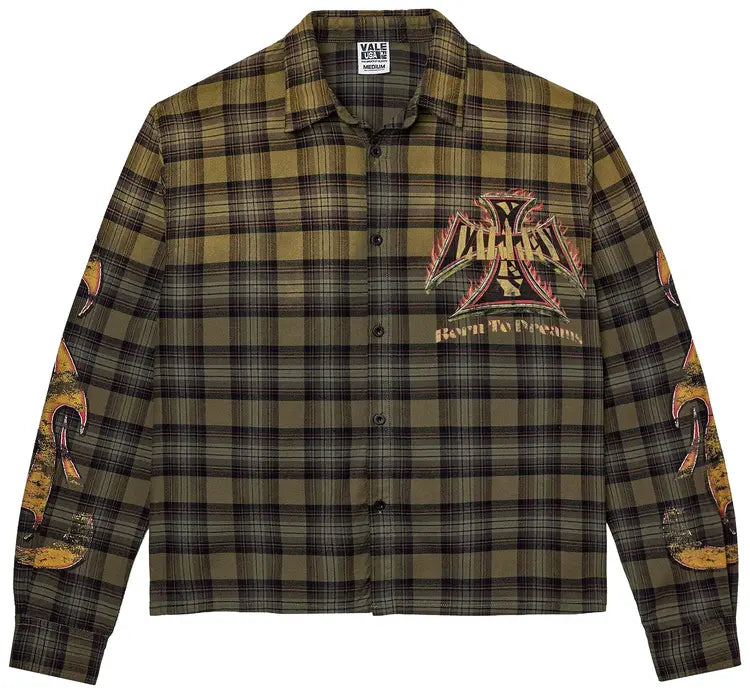 Vale Forever Reborn Flannel 'Green'