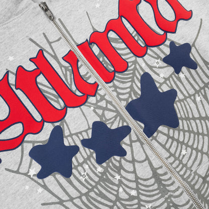 Sp5der ATLANTA FULL ZIP HOODIE