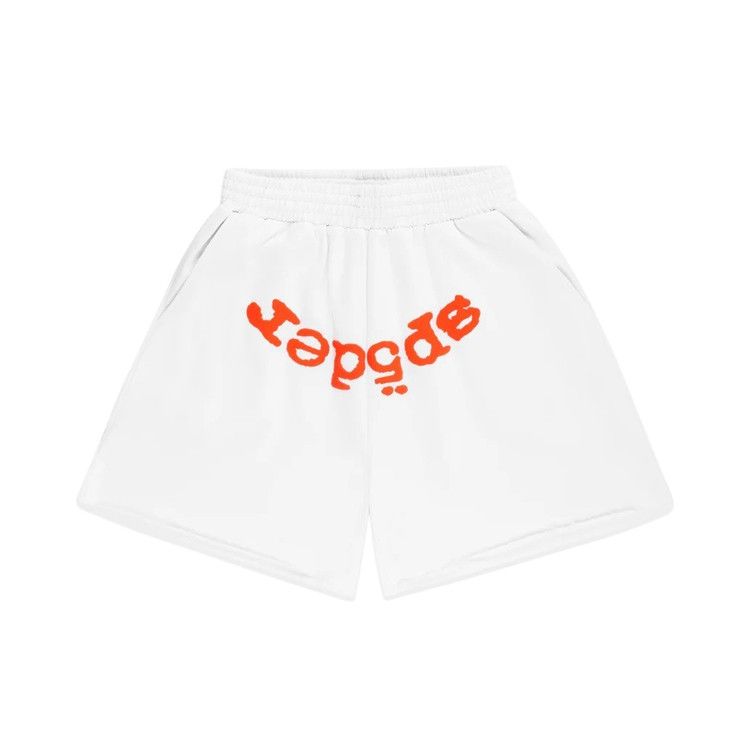 Sp5der Og Web V2 Sweatshort 'White'