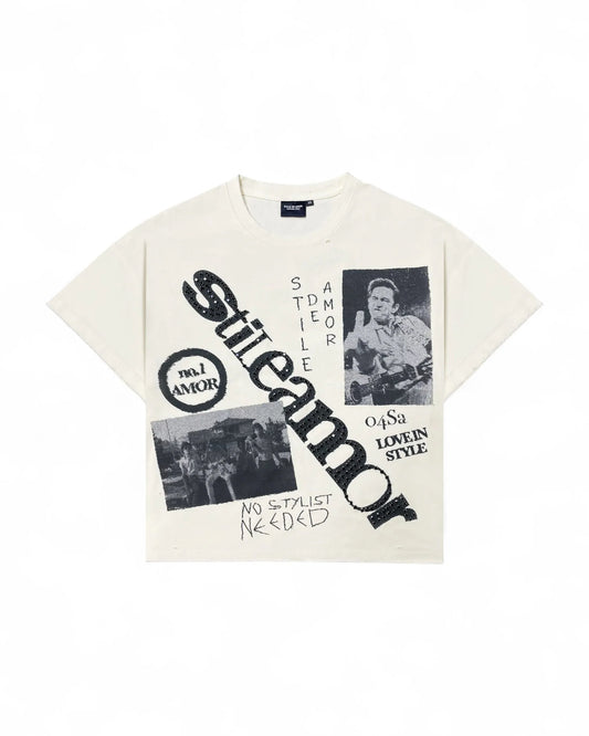 Stile De Amor Galleria CREAM NO STYLIST TEE