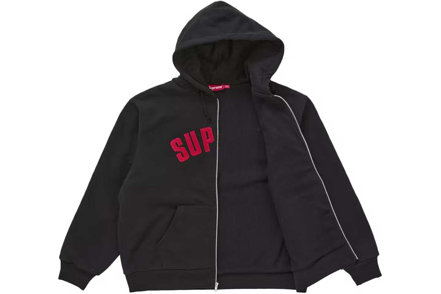 Supreme Arc Thermal Lined Zip Up Hooded Sweatshirt