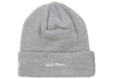 Supreme New Era Box Logo Beanie (FW24) Heather Grey