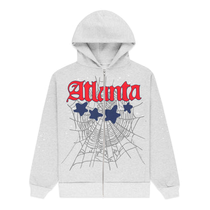 Sp5der ATLANTA FULL ZIP HOODIE
