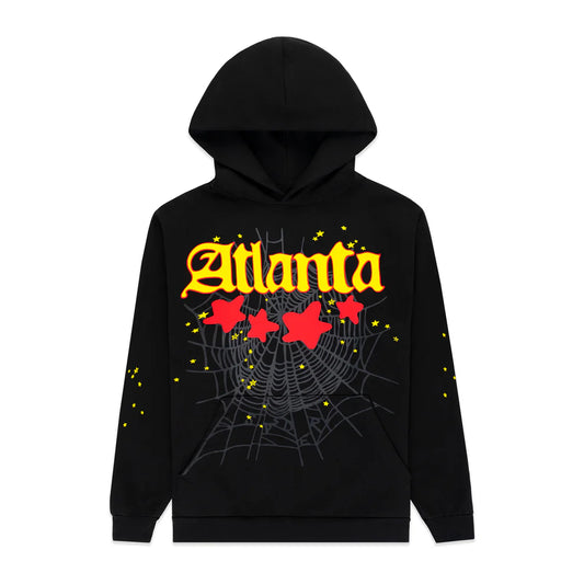 Sp5der Black & Yellow ATLANTA HOODIE