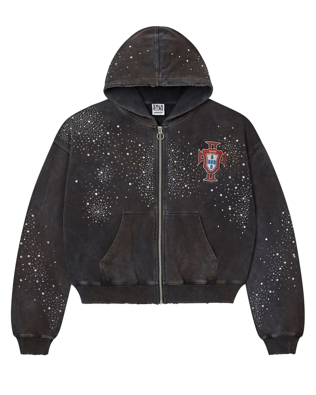 Vale Forever Pluto Clustered Zip Up Hoodie