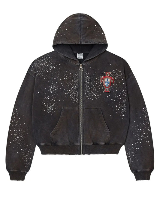 Vale Forever Pluto Clustered Zip Up Hoodie