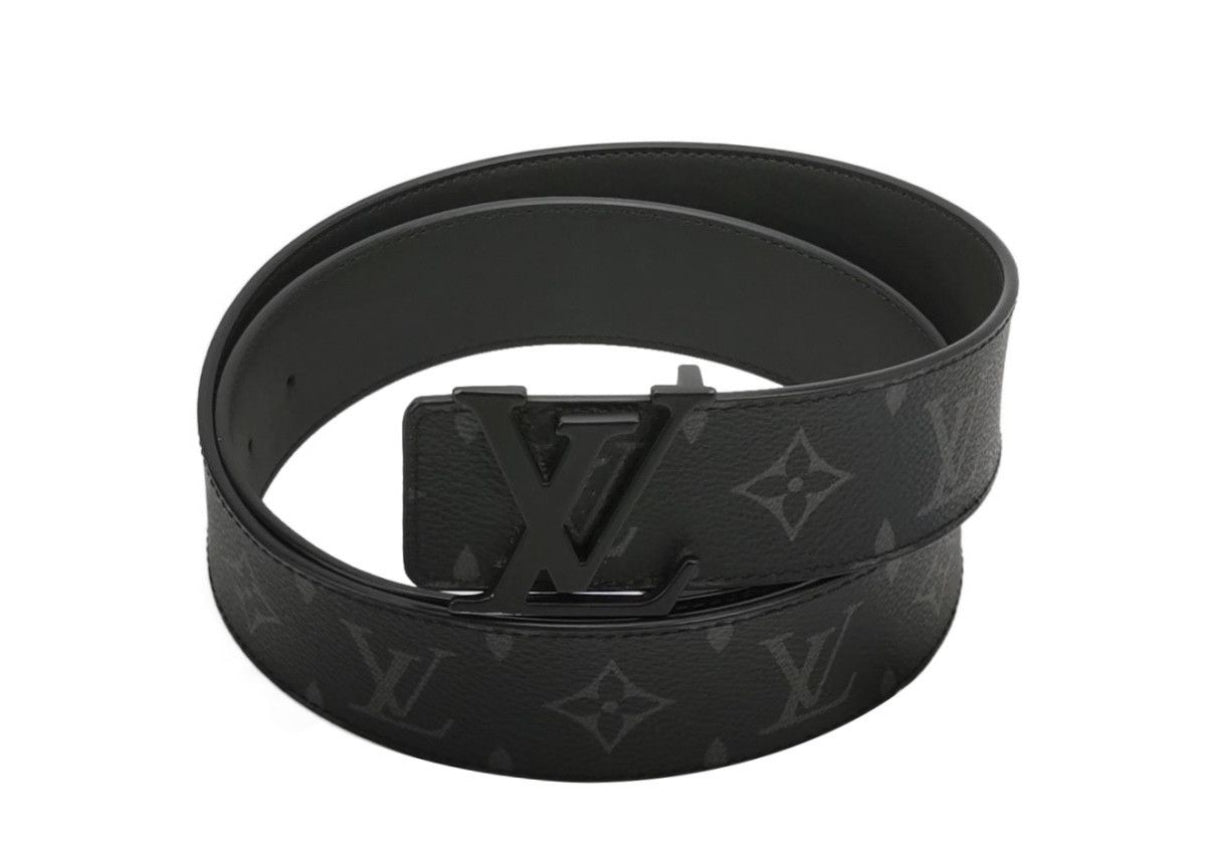 Black LV Belt “Worn Once No Flaws” No Box, Size:34-40