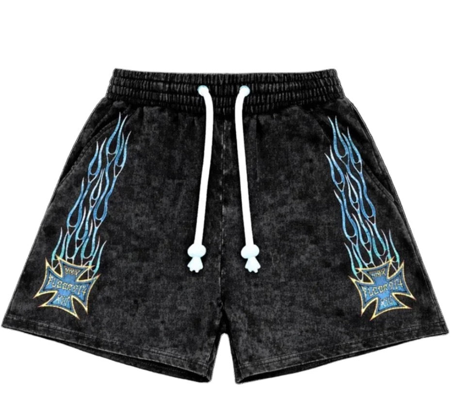 FLOOR914 ‘SKYSTICKER’ SHORTS