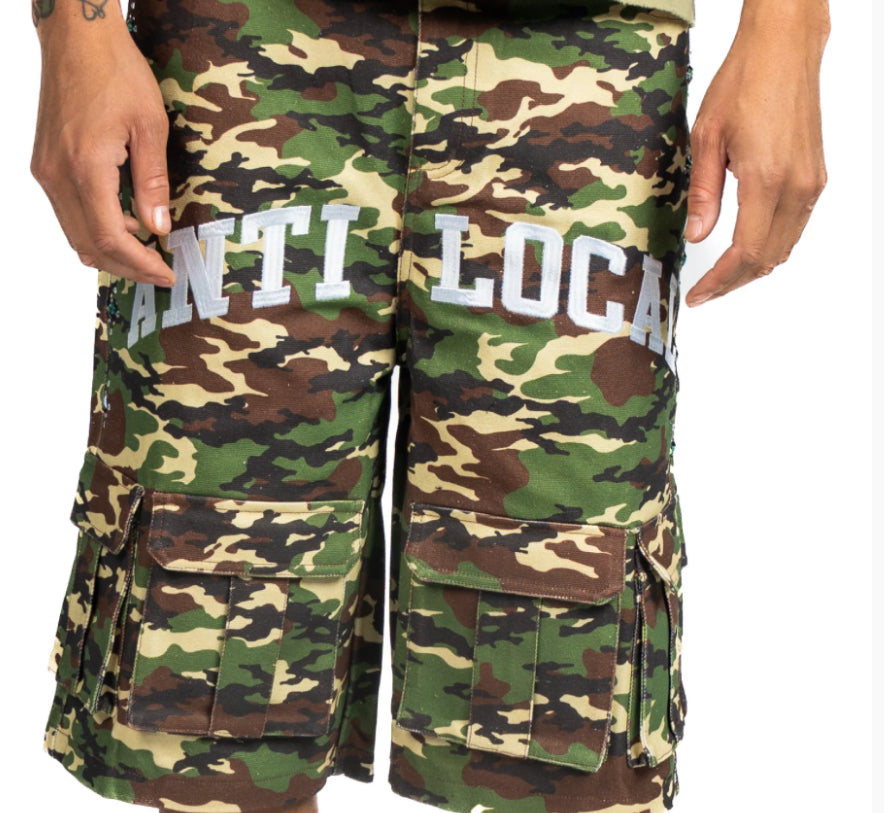ANTI-LOCAL CAMO SHORTS