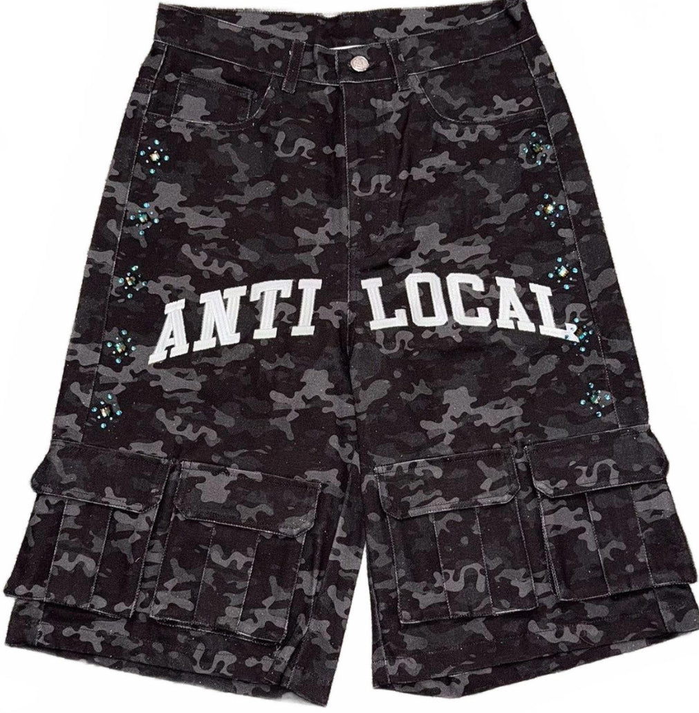 Anti Local Dark Camo Shorts