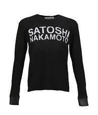 Satoshi Nakamoto Logo Thermal 'Washed Black' (fits small)