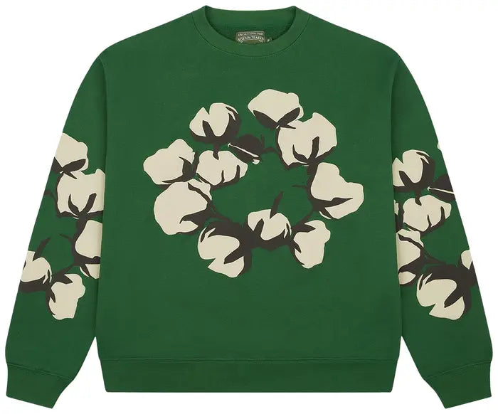 Denim Tears x Cactus Plant Flea Market Cactus Tears Crewneck 'Green'
