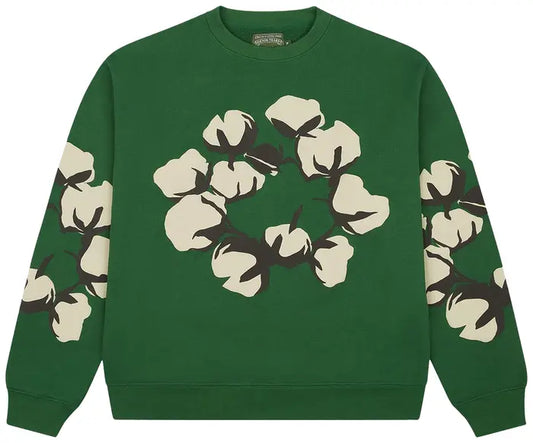 Denim Tears x Cactus Plant Flea Market Cactus Tears Crewneck 'Green'