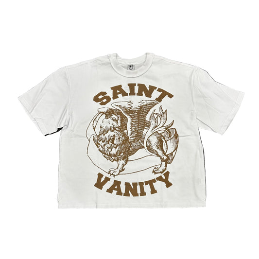 Saint Vanity Griffin Tee White/Brown