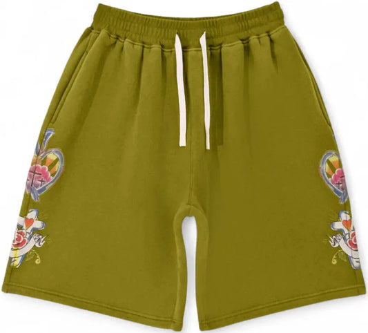 Righteous Risen King Shorts Green