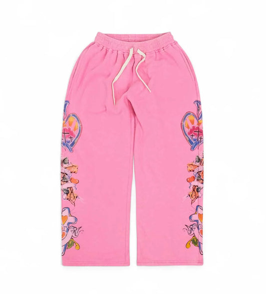 RIGHTEOUS RISEN KING SWEATPANTS PINK