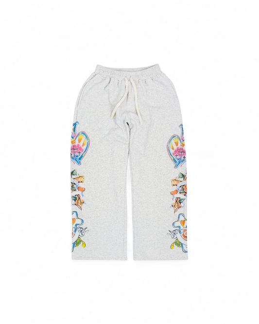 RIGHTEOUS RISEN KING SWEATPANTS Grey