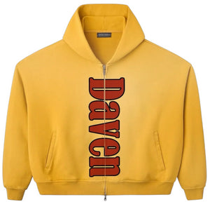 DAVEN HOMME YELLOW FOREVER YOUNG ZIP