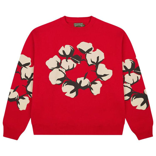 Denim Tears x Cactus Plant Flea Market Cactus Tears Crewneck 'Red'