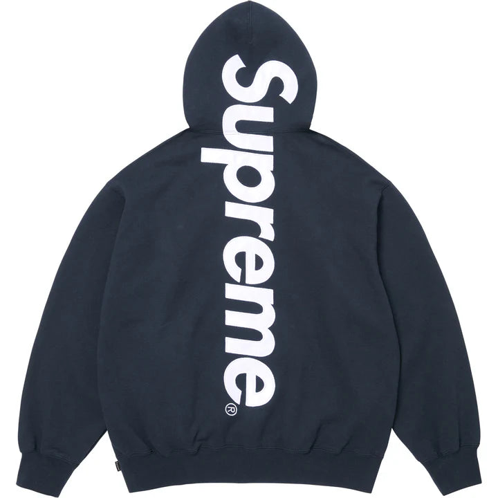 Supreme Satin Applique Hooded Sweatshirt (FW24)