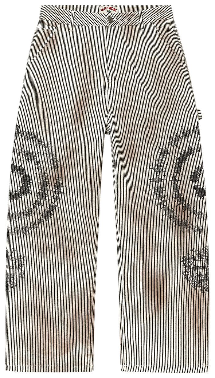 Vale Forever Spiral Workpants 'Dirty/Pinstripe/White'