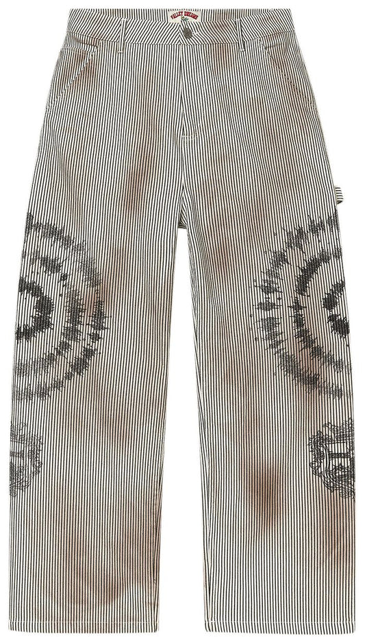 Vale Forever Spiral Workpants 'Dirty/Pinstripe/White'